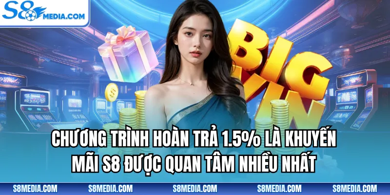 Chương trình hoàn trả 1.5% là khuyến mãi S8 được quan tâm nhiều nhất