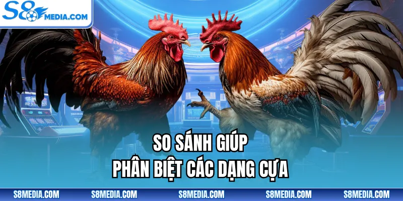 So sánh giúp phân biệt các dạng cựa